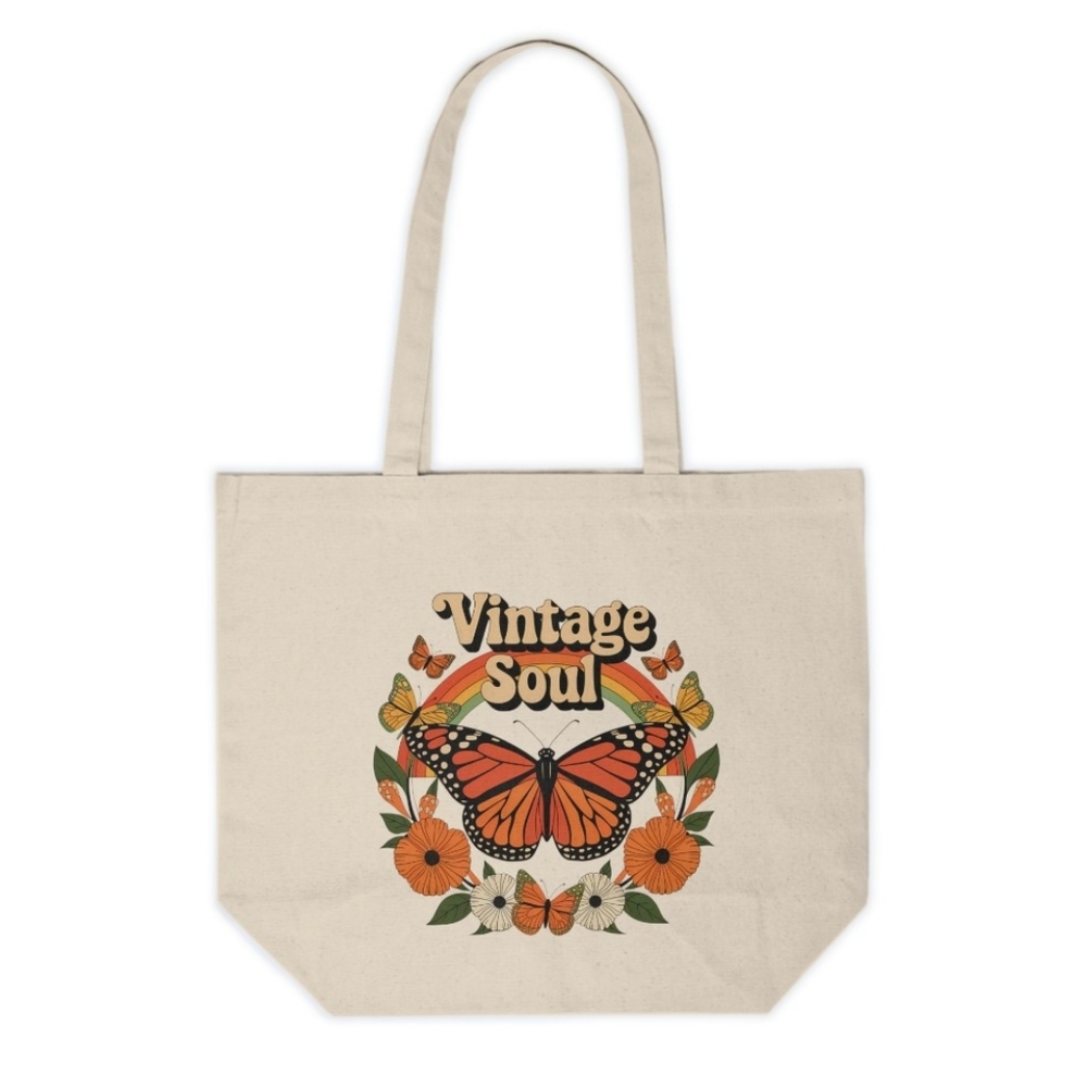 Vintage Soul Custom Canvas Tote Bag